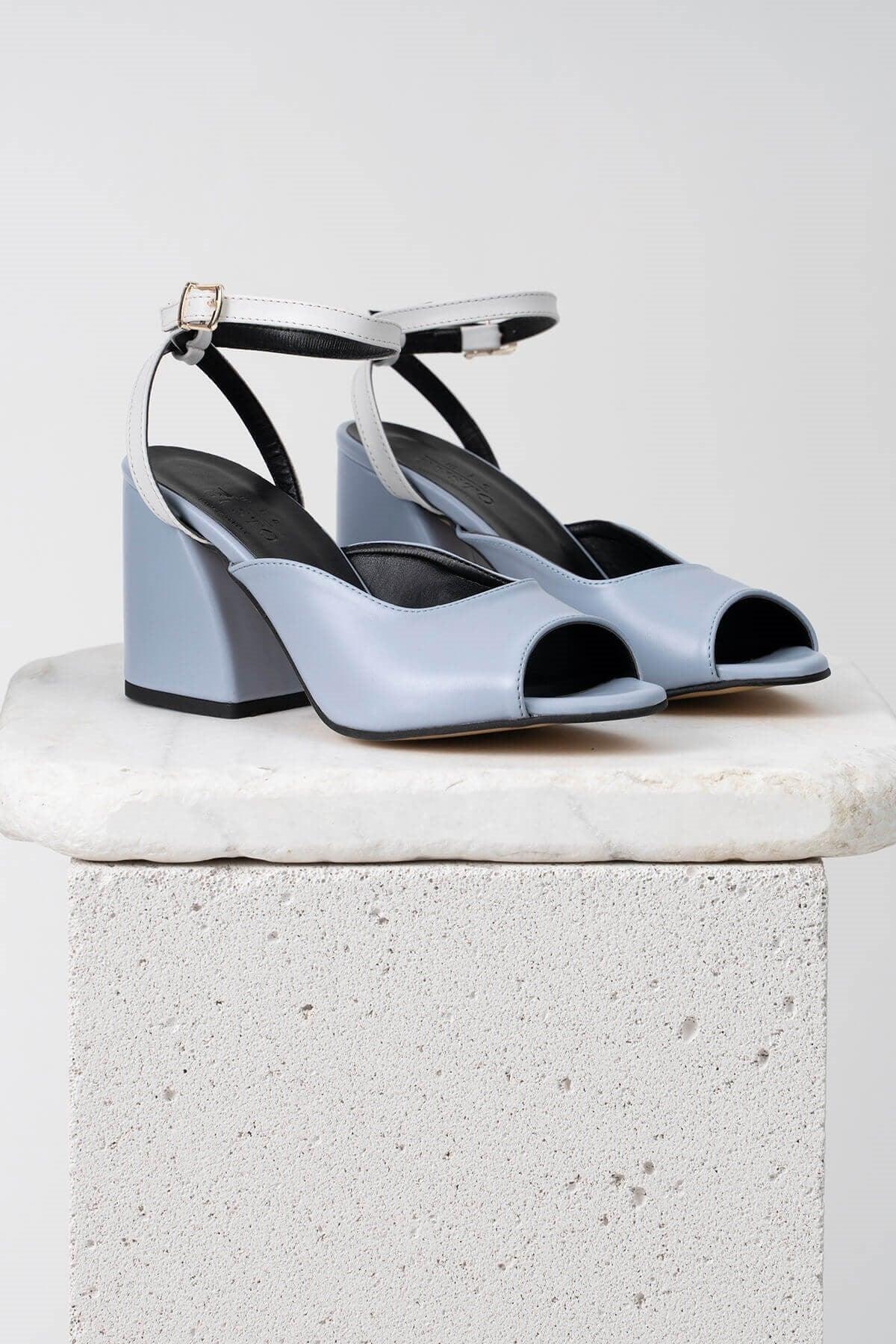 Blue Bridal Heels VOWALISSE bridal shoes – view 2