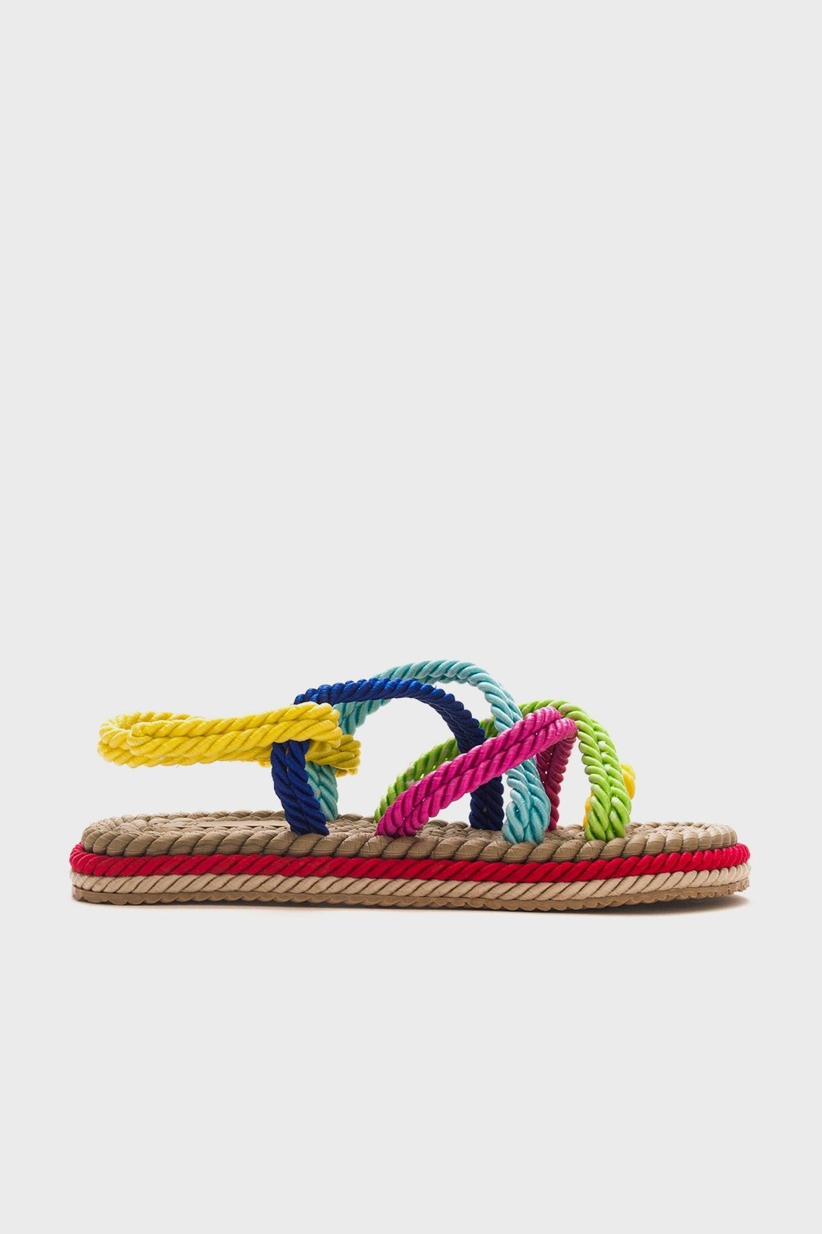 POMA Multi Sandal – top view showing leather, Vowalisse