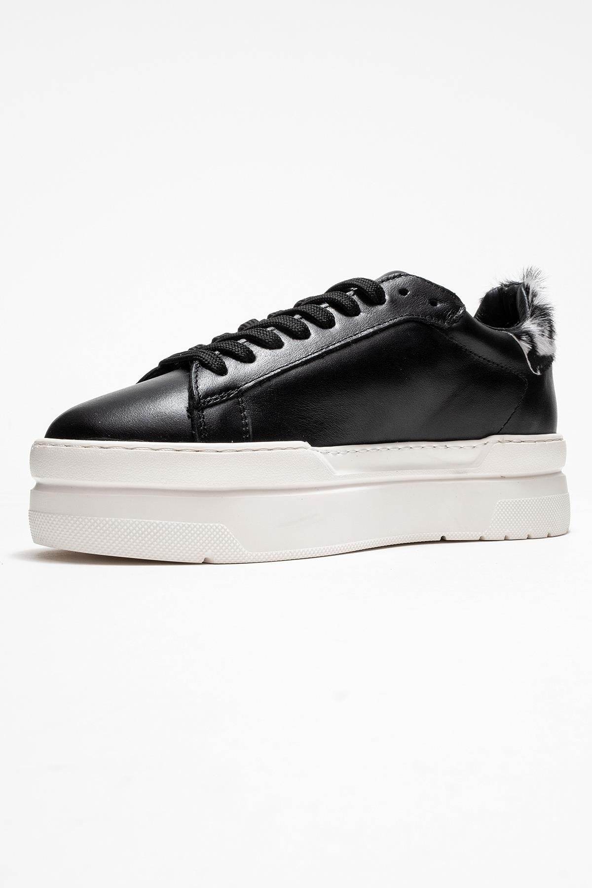 Anabel - Taupe Suede Genuine Leather Casual Sneaker – heel view showing leather, suede, Vowalisse