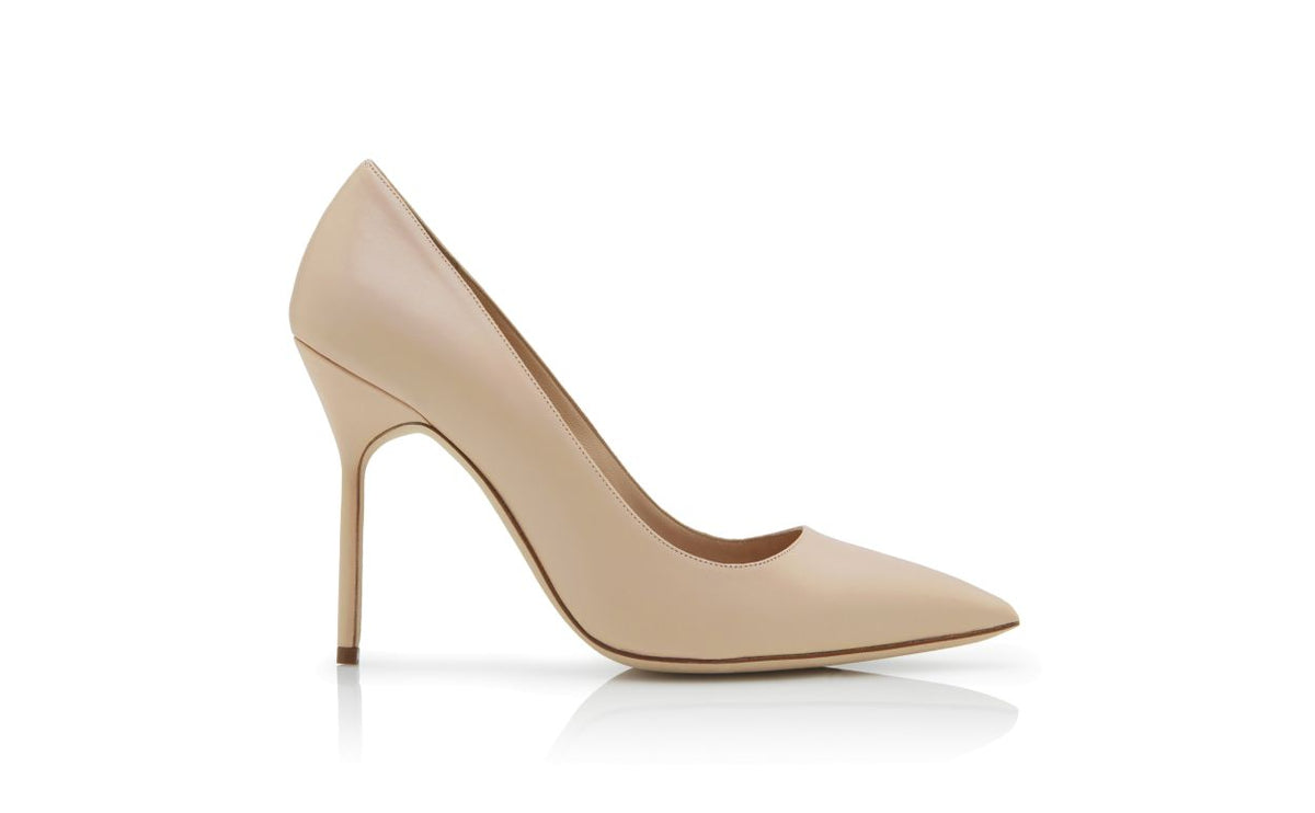 Odette Bloom Neutral Pointed Toe Pumps – side profile showing neutral pointed toe, Vowalisse
