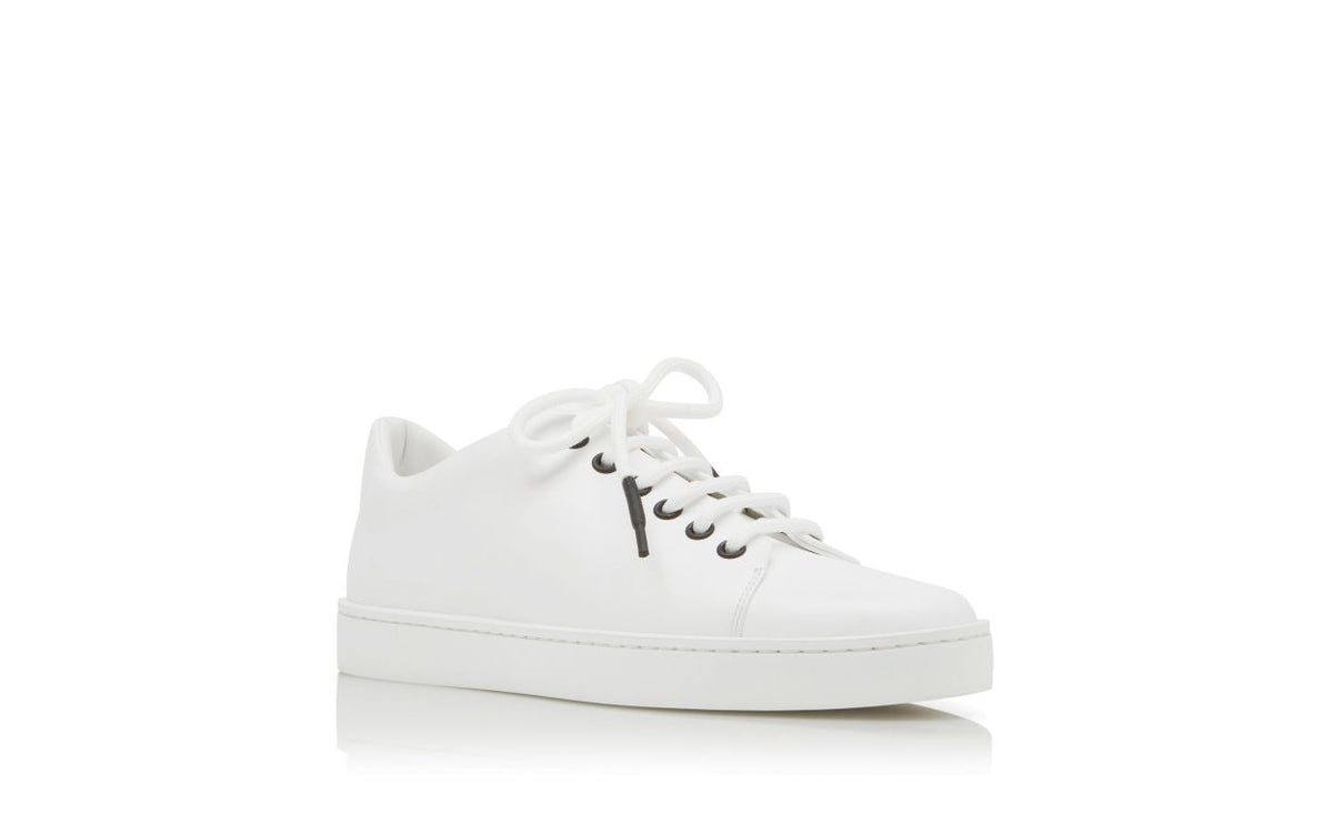 Lunette Élan White Lace Sneakers – top view showing white lace, Vowalisse
