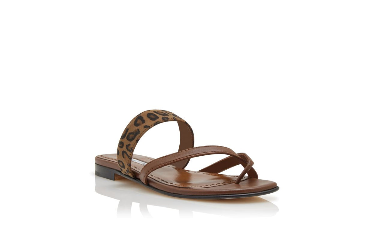Isadora Muse Brown Crossover Mules – top view showing brown crossover, open toe, suede, nappa leather, Vowalisse