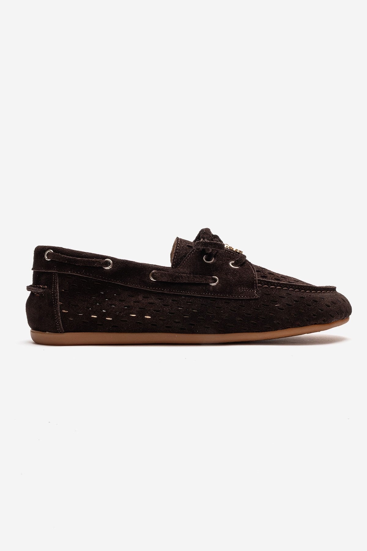 Stevo - Cognac Genuine Leather Lace-Up Loafer – heel view showing lace, leather, Vowalisse