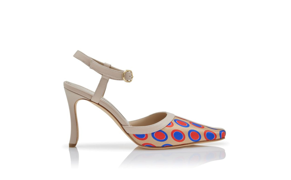 Vivienne Star Neutral Ankle Strap Ankle-Strap Shoes – side profile showing neutral ankle strap, almond toe, nappa leather…