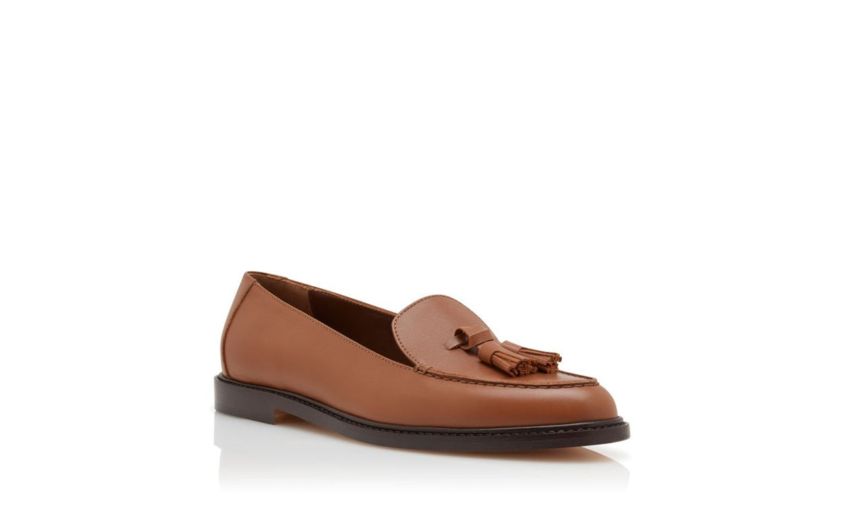 Valentina Muse Brown Signature Loafers – top view showing brown refined detailing, Vowalisse