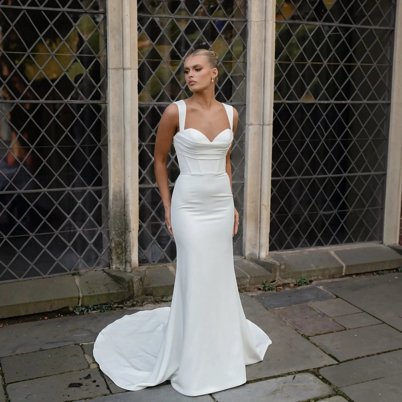 Bridal Gown Silk A-Line Wedding Dress VOWALISSE bridal gown – view 1