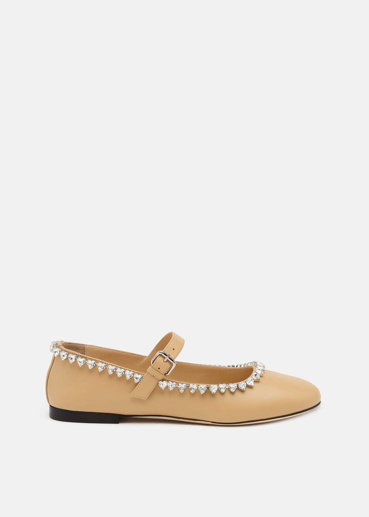 Imogen Nude Nude Flats – front three-quarter view showing nude, Vowalisse