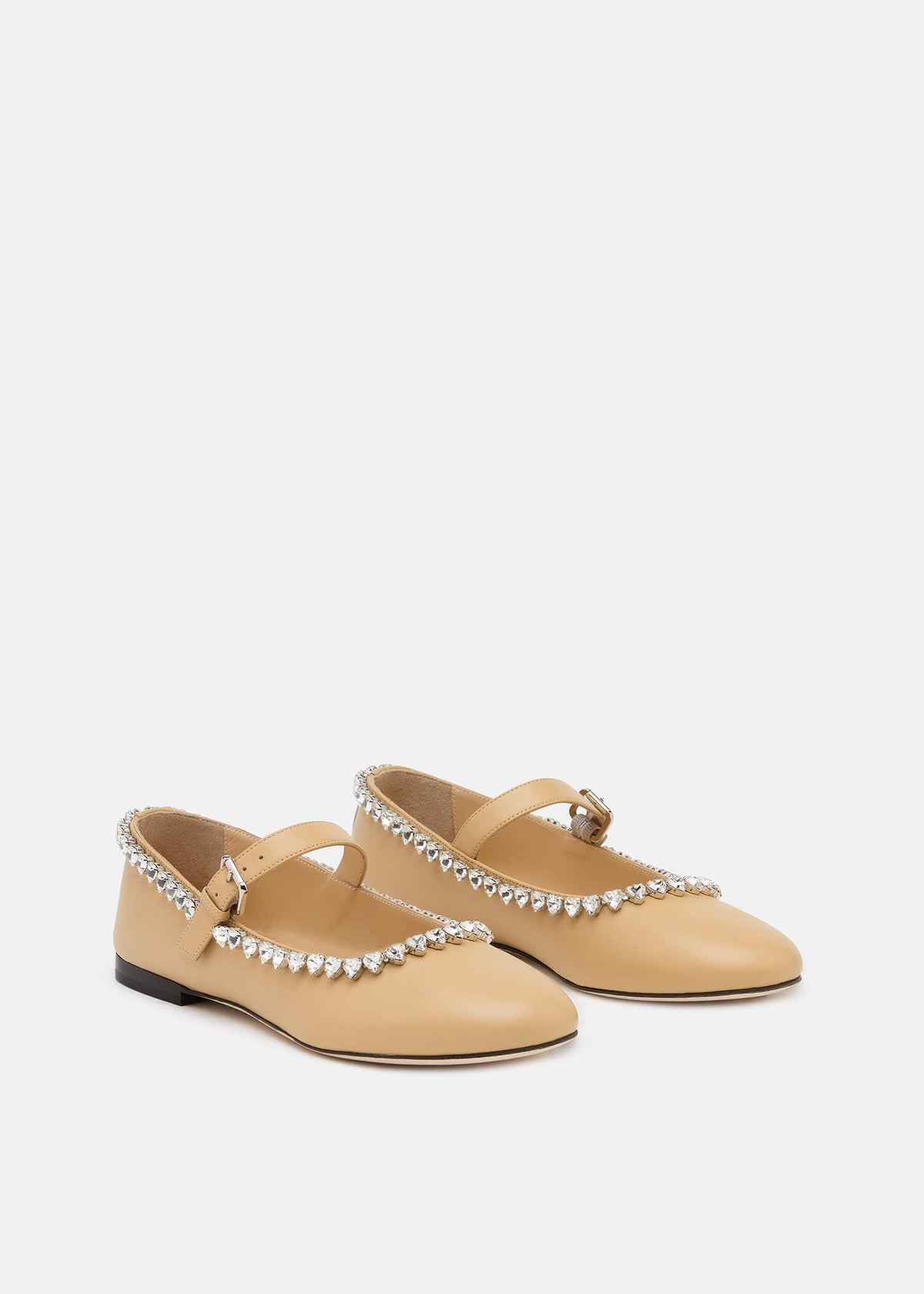 Imogen Nude Nude Flats – side profile showing nude, Vowalisse