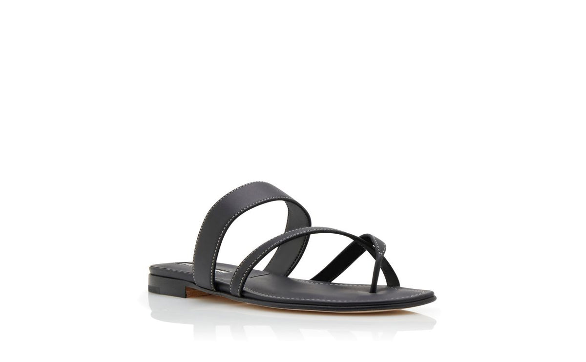 Amelie Dream Black Crossover Mules – top view showing black crossover, open toe, Vowalisse