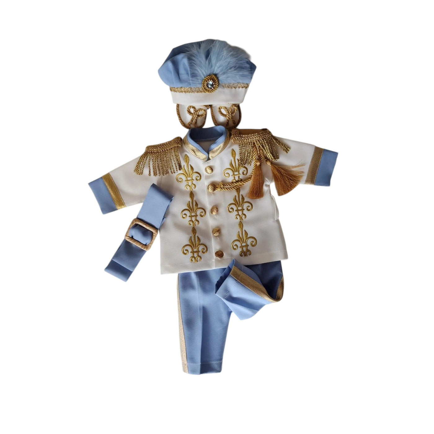 Sets Personalized Baby Prince Costume, baby boy first birthday outfit, additional product image 2 by Vowalisse