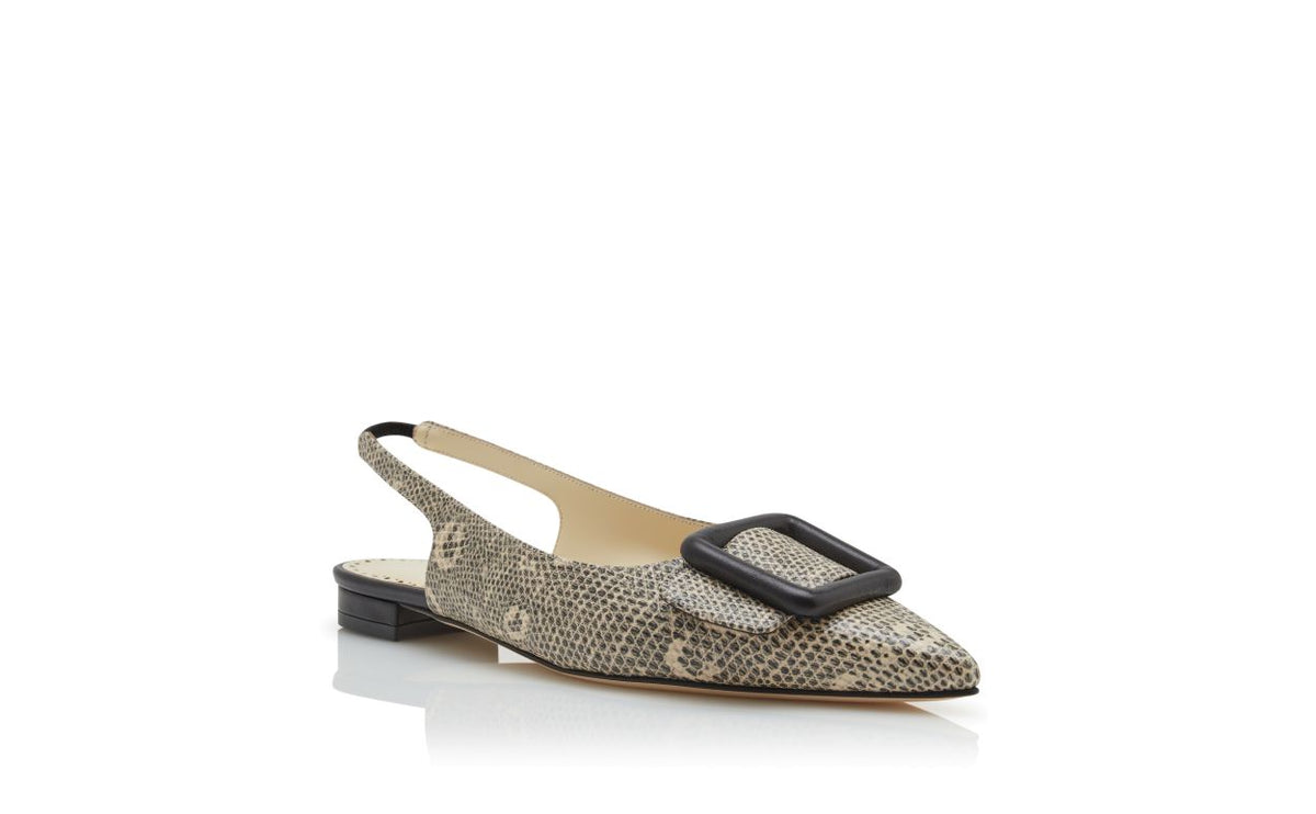 Amelie Halo Black Slingback Slingbacks – top view showing black slingback, pointed toe, Vowalisse