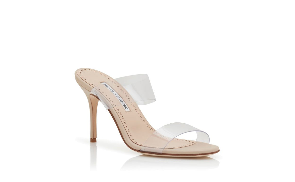 Vivienne Élan Neutral Open Toe Mules – top view showing neutral open toe, Vowalisse