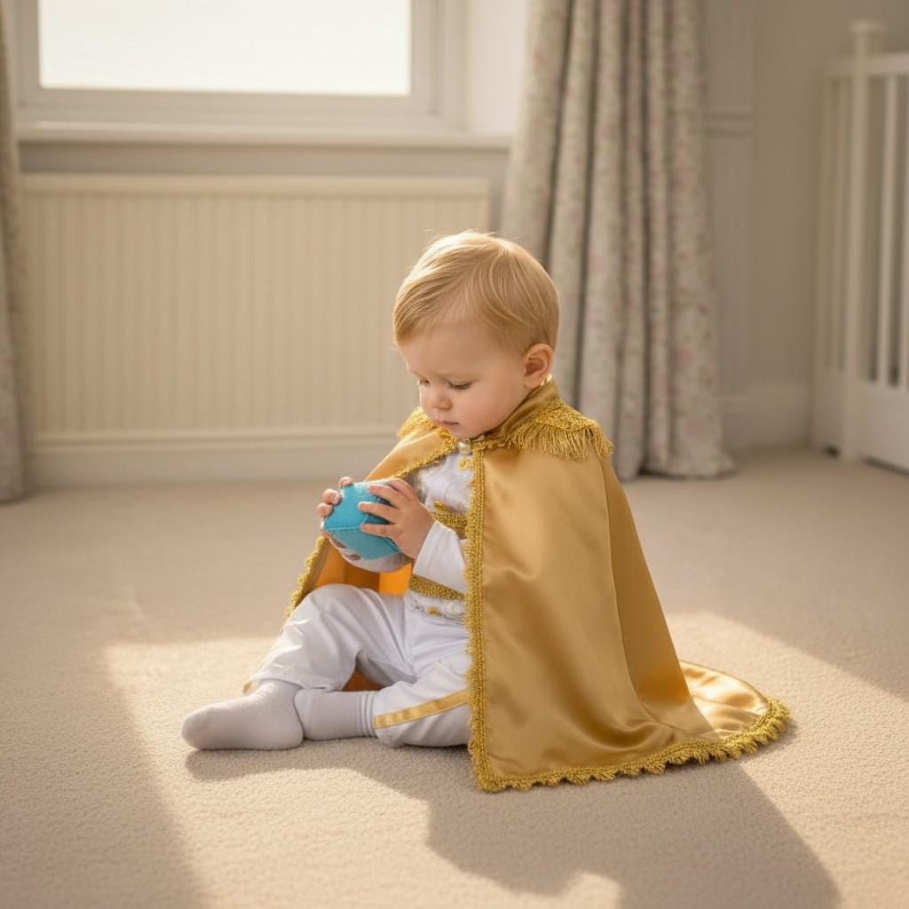 Personalized Baby Prince Costume 3, baby boy first birthday outfit, additional product image 5 by Vowalisse