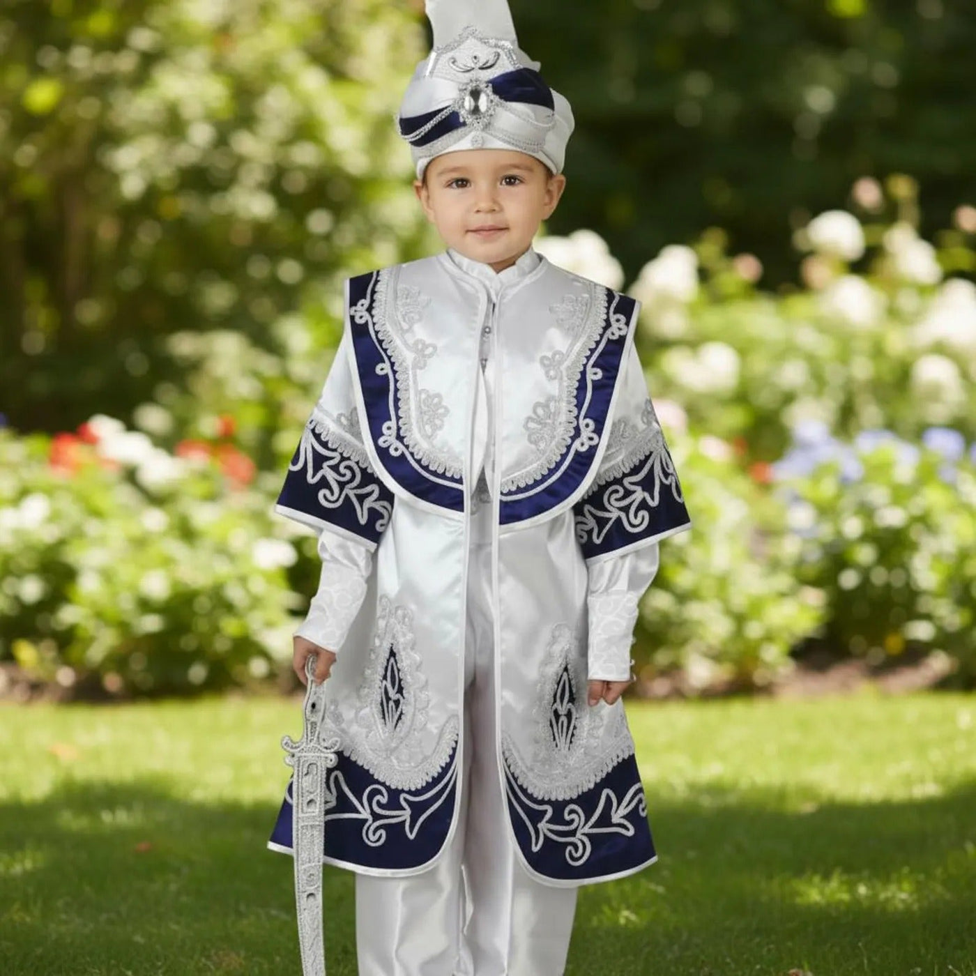 Ottoman Ottoman Prince Costume 2, baby boy first birthday outfit, additional product image 3 by Vowalisse