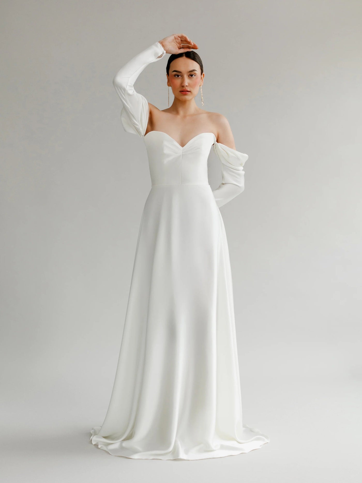 Alexis Satin Strapless Wedding Dress VOWALISSE bridal gown – view 1