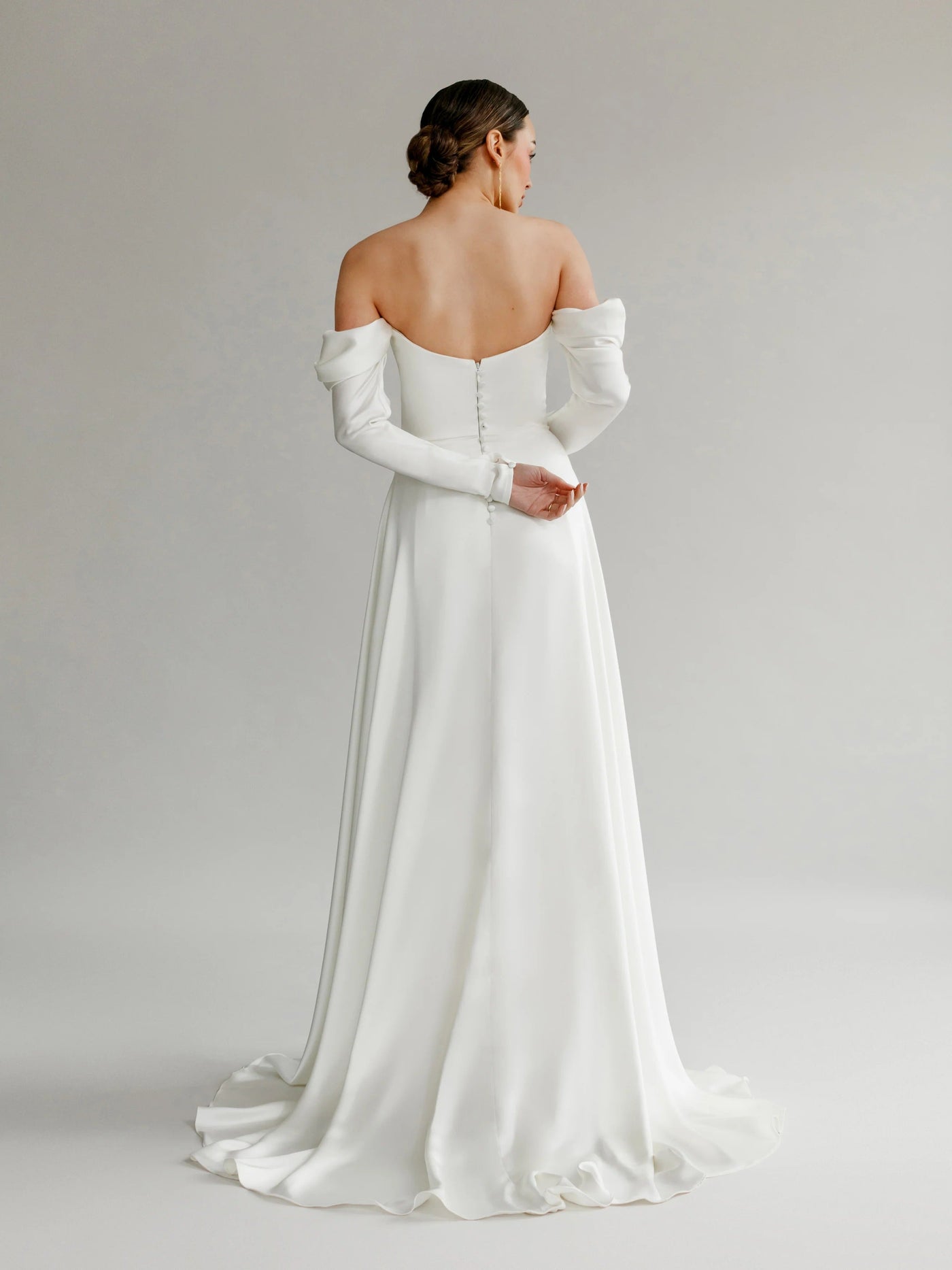 Alexis Satin Strapless Wedding Dress VOWALISSE bridal gown – view 2
