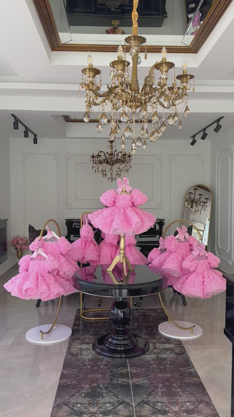 Tutu Pink Mermaid Birthday Dress For Girls, baby girl first birthday dress, additional product image 7 by Vowalisse