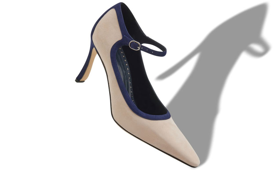 Marcella Rose Neutral Ankle Strap Ankle-Strap Shoes