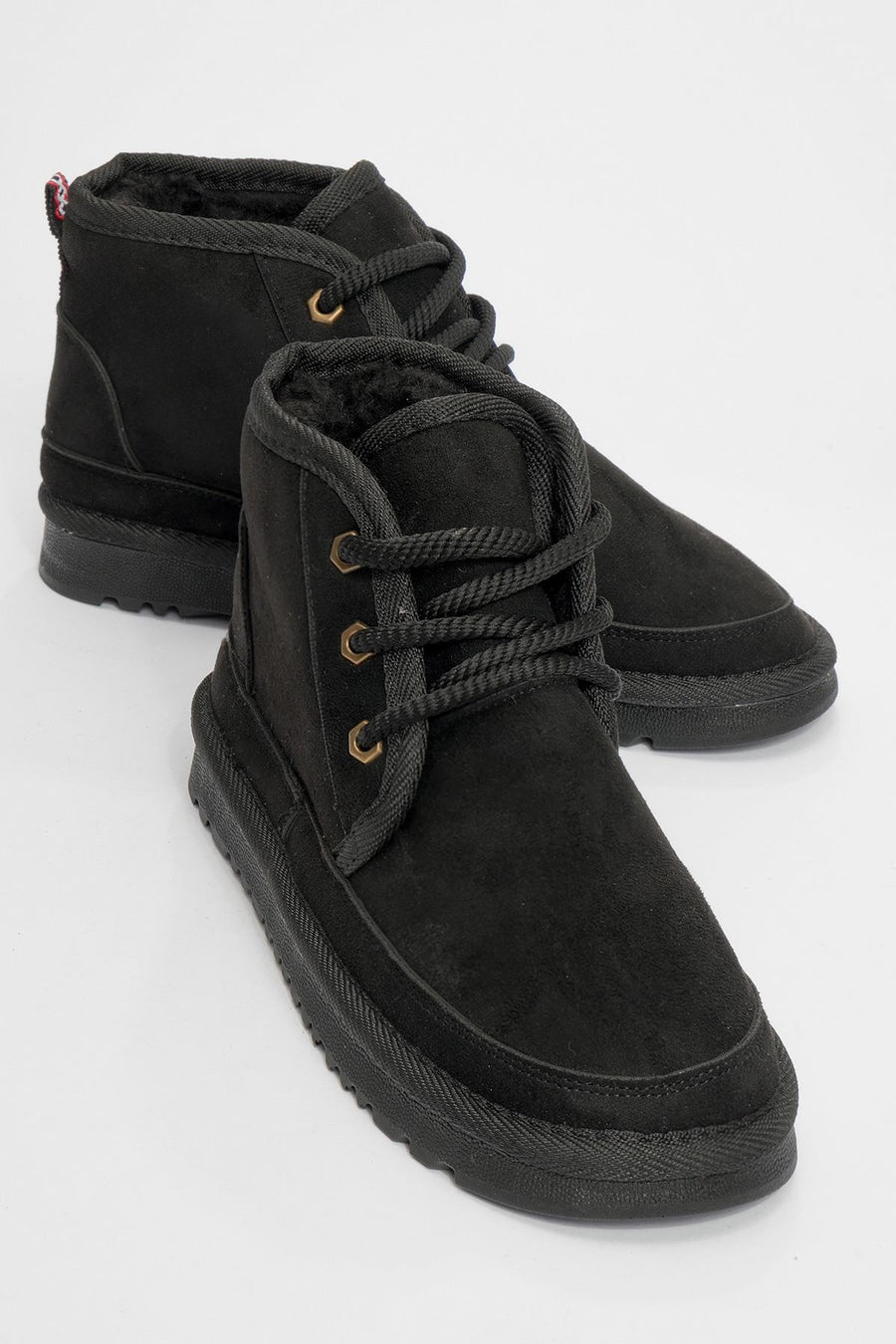 Mingo - Black Lace-Up Sport Boot