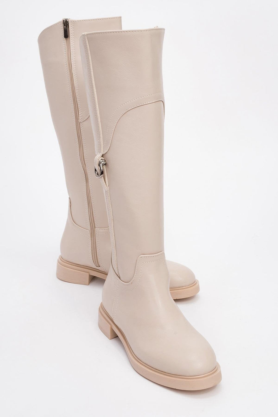 Michel - Beige Riding Boot