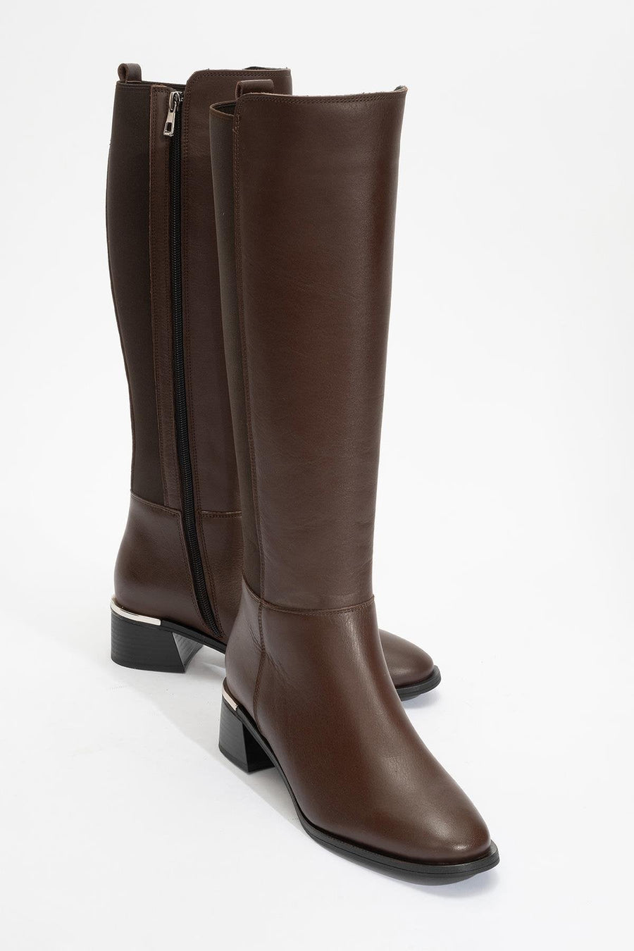 Rochos Brown Leather Boot