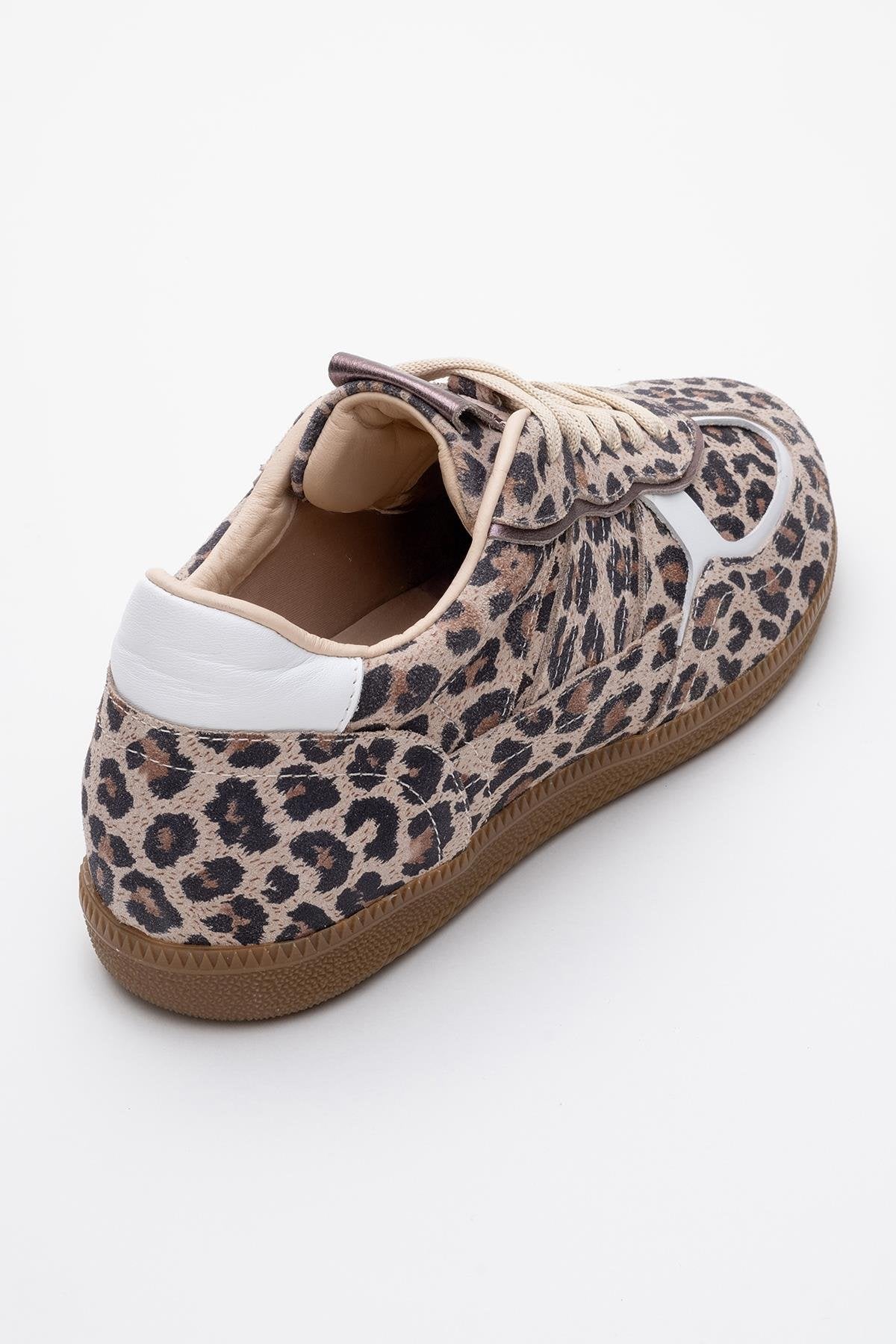 Shiva - Black/Yellow Patterned Genuine Leather Casual Sneaker – back view showing leather, black, Vowalisse