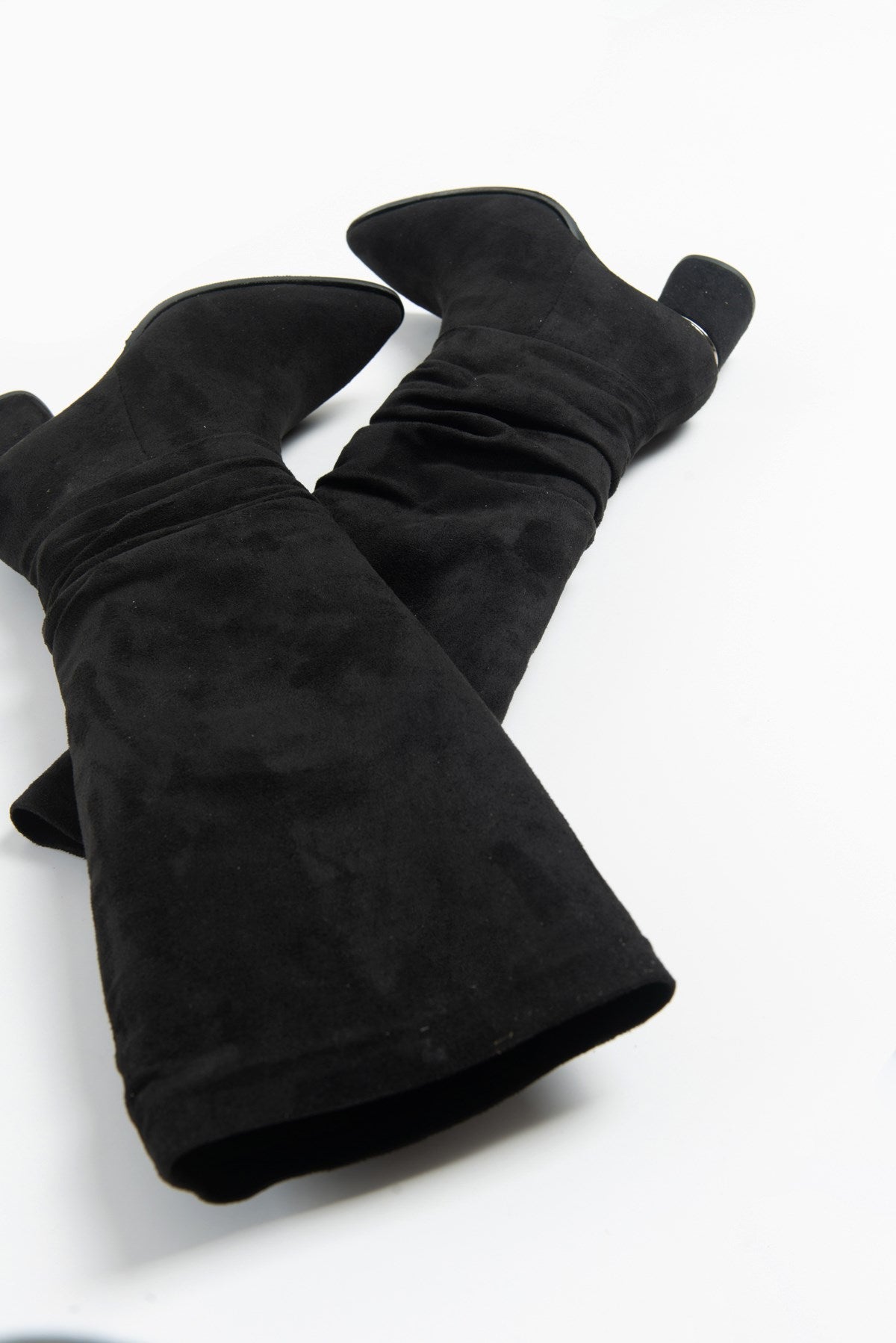 120 - Black Boot – sole view showing leather, black, Vowalisse