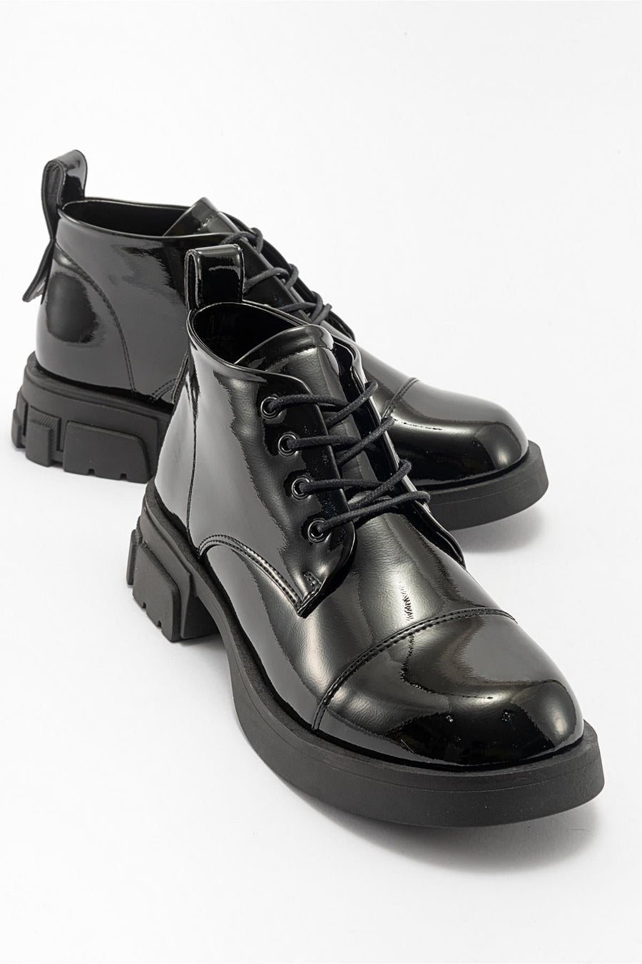 Lagom - Black Patent Boot