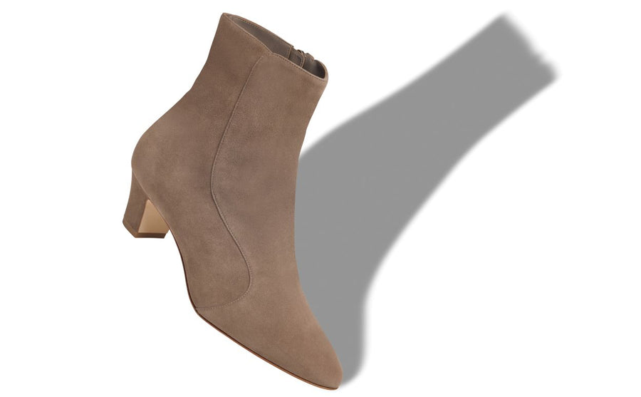 Clarisse Muse Brown Pointed Toe Ankle Boots