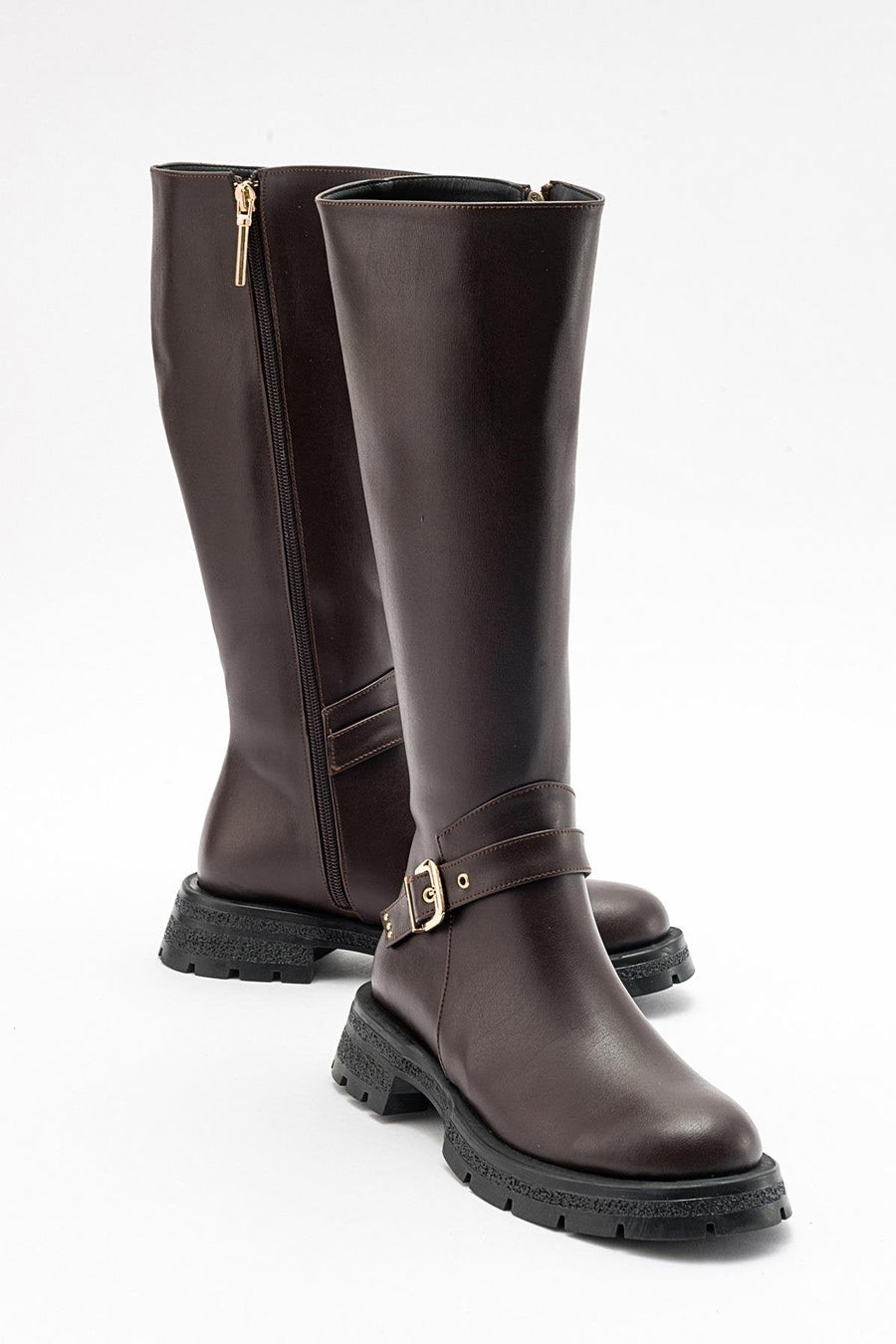 Covela - Cognac Knee-High Boot