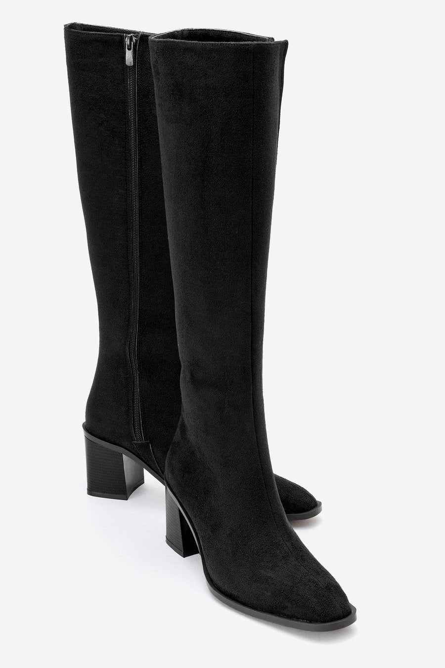 Venia - Black Block Heel Boot