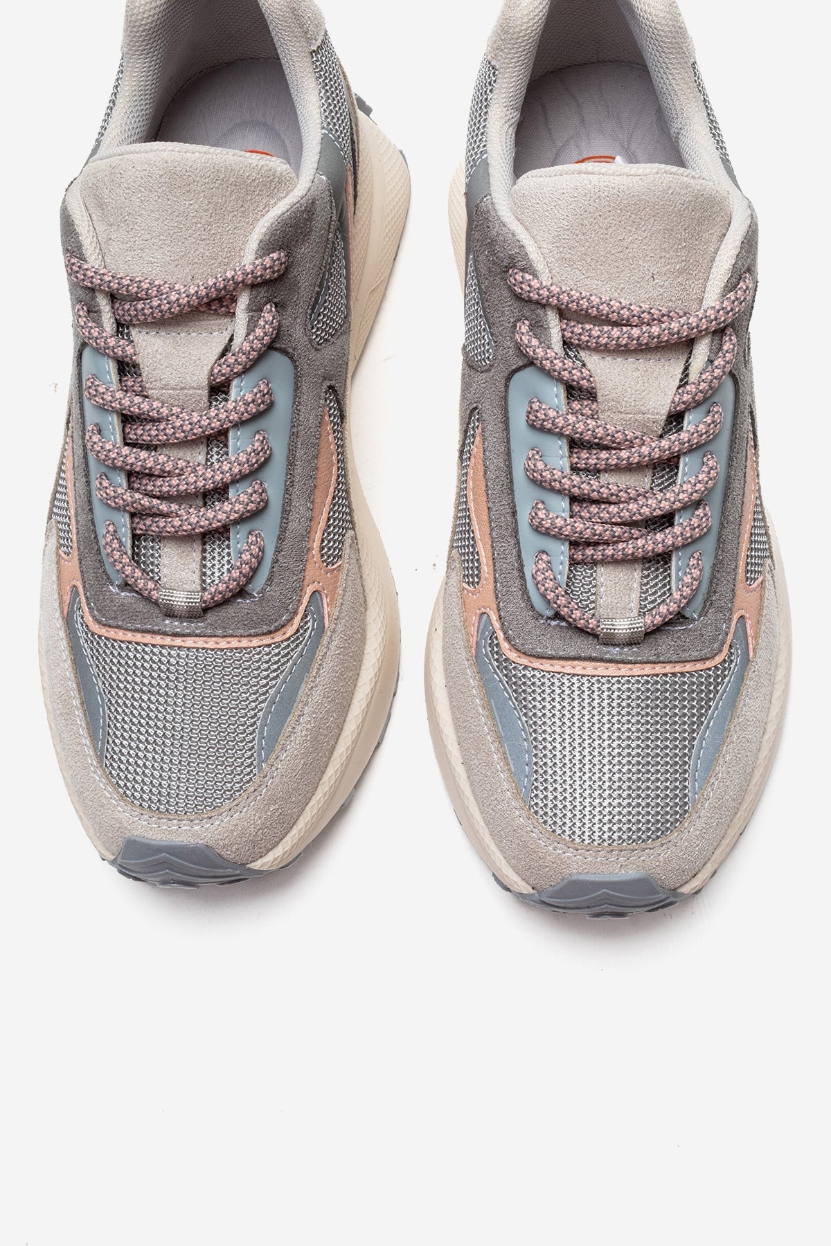 PREMIA - Ice Multi Sneaker – side view showing leather, red, Vowalisse
