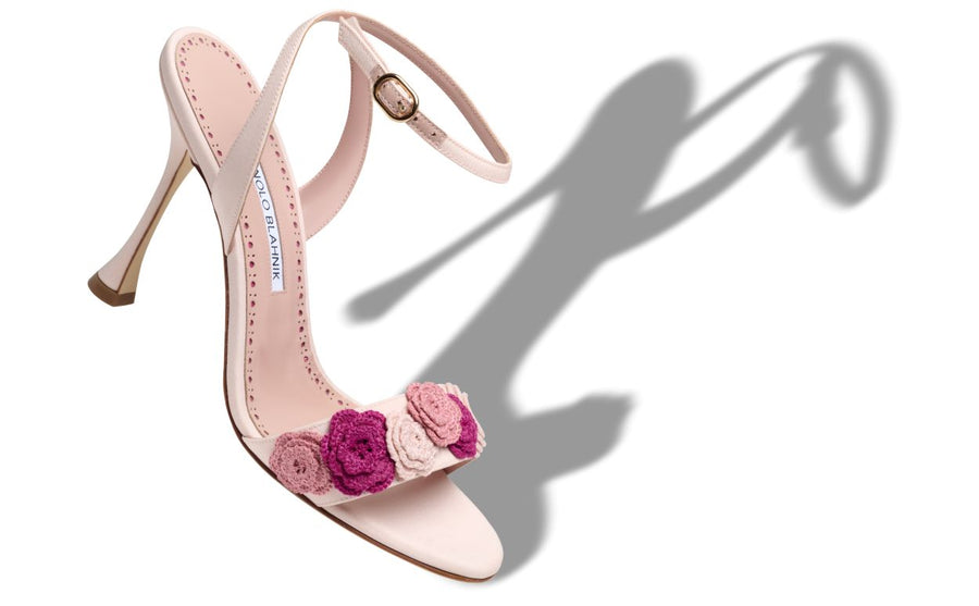 Bianca Star Pink Ankle Strap Ankle-Strap Shoes