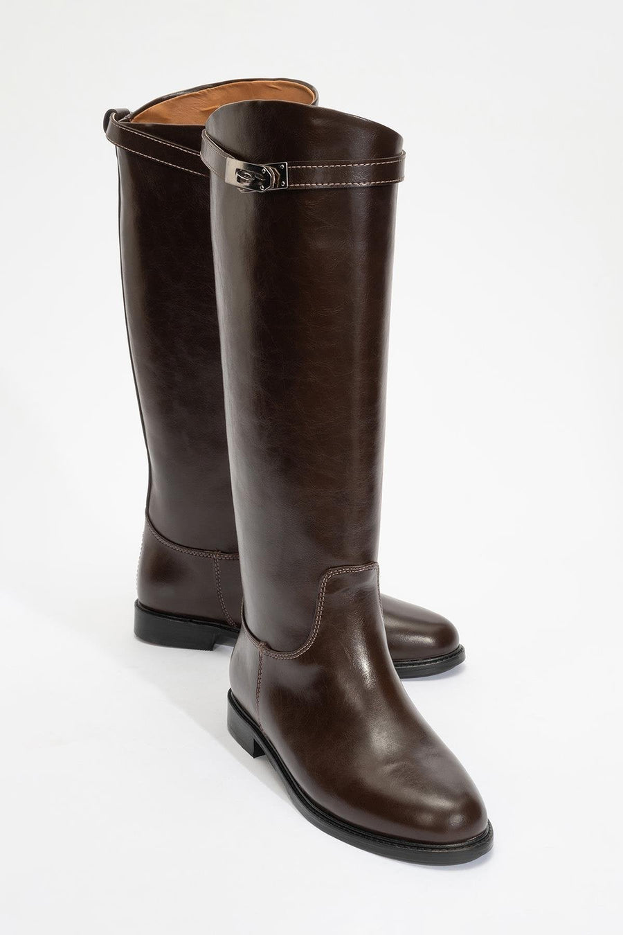 Yoko Brown Riding Boot