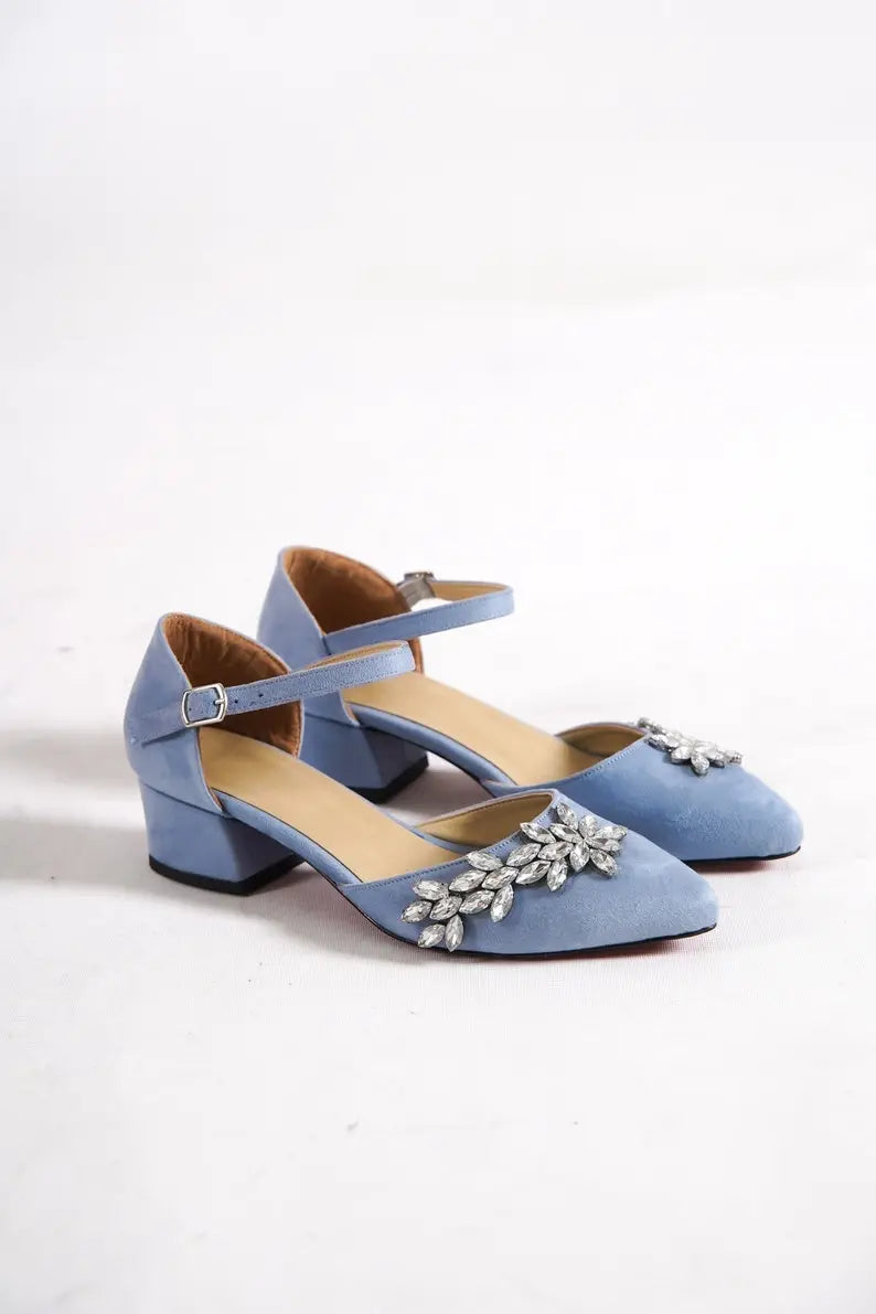 Silver Bridal Heels VOWALISSE bridal shoes – view 2