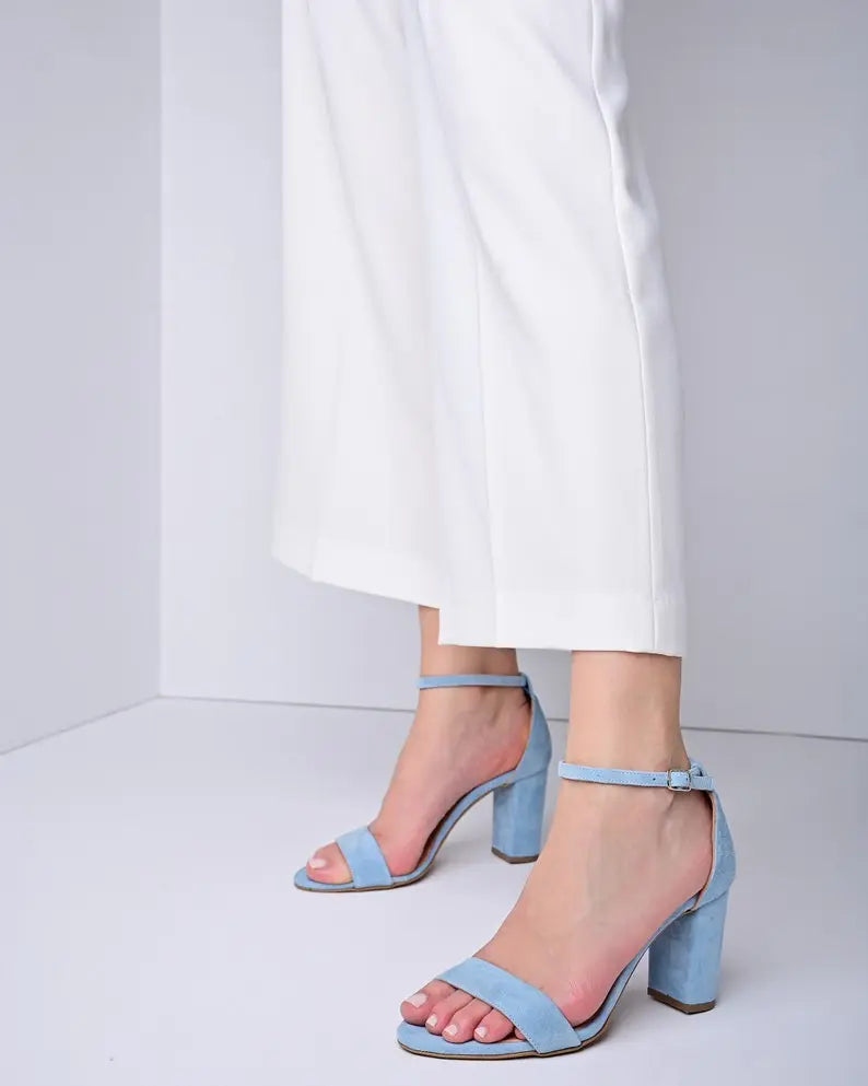 Blue Sandals Bridal Shoes VOWALISSE bridal shoes – view 2