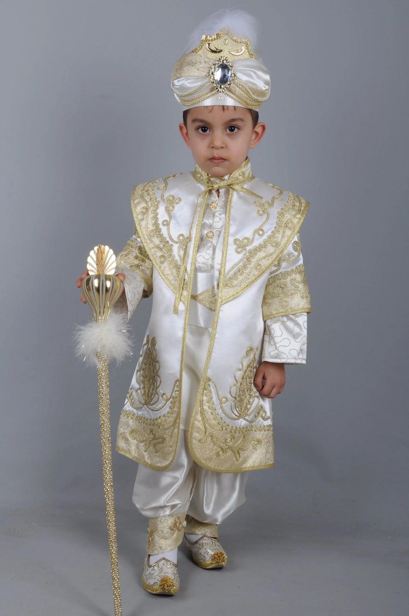 Caftan Ottoman Prince Costume, baby boy first birthday outfit, additional product image 3 by Vowalisse