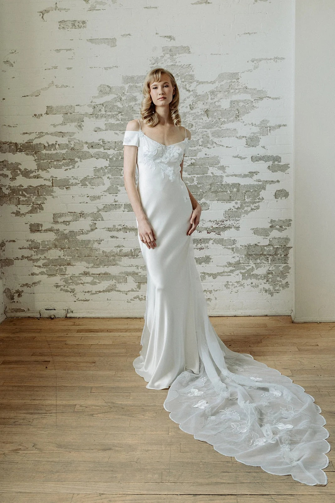 Amalia Sy8345 Satin Wedding Dress VOWALISSE bridal gown – view 6