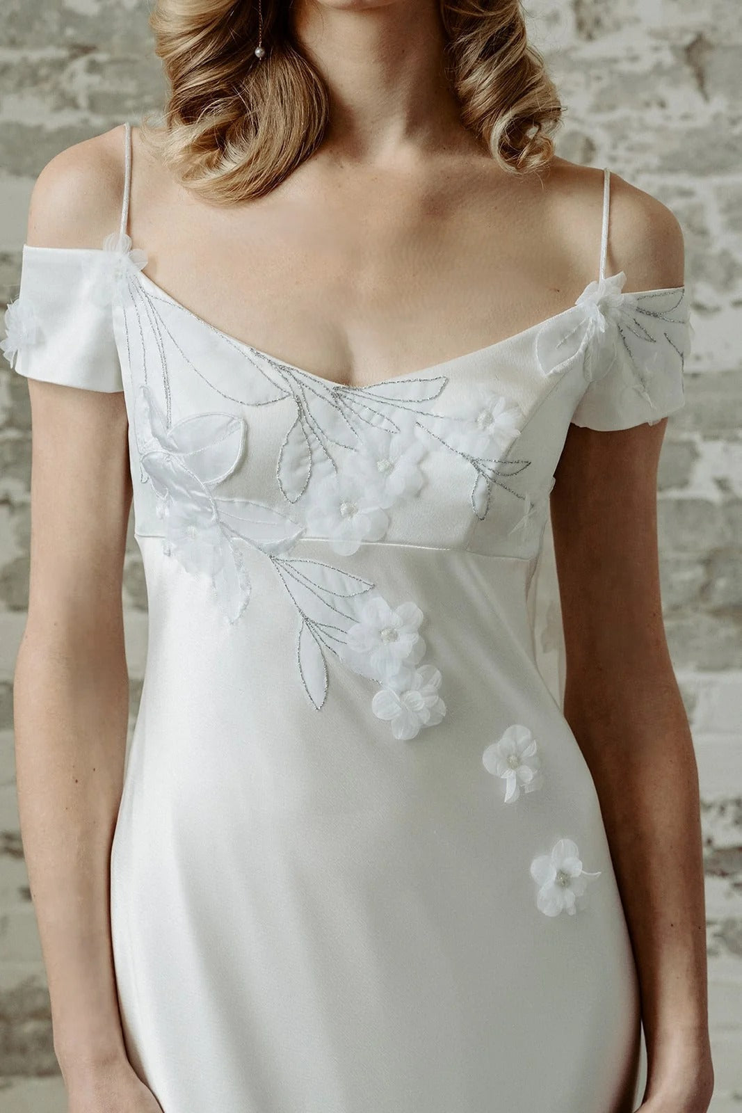 Amalia Sy8345 Satin Wedding Dress VOWALISSE bridal gown – view 3