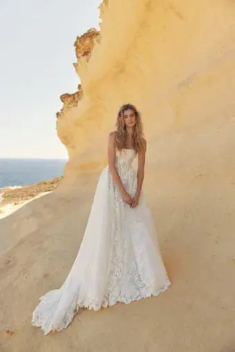 Illume Lace A-Line Wedding Dress VOWALISSE bridal gown – view 1