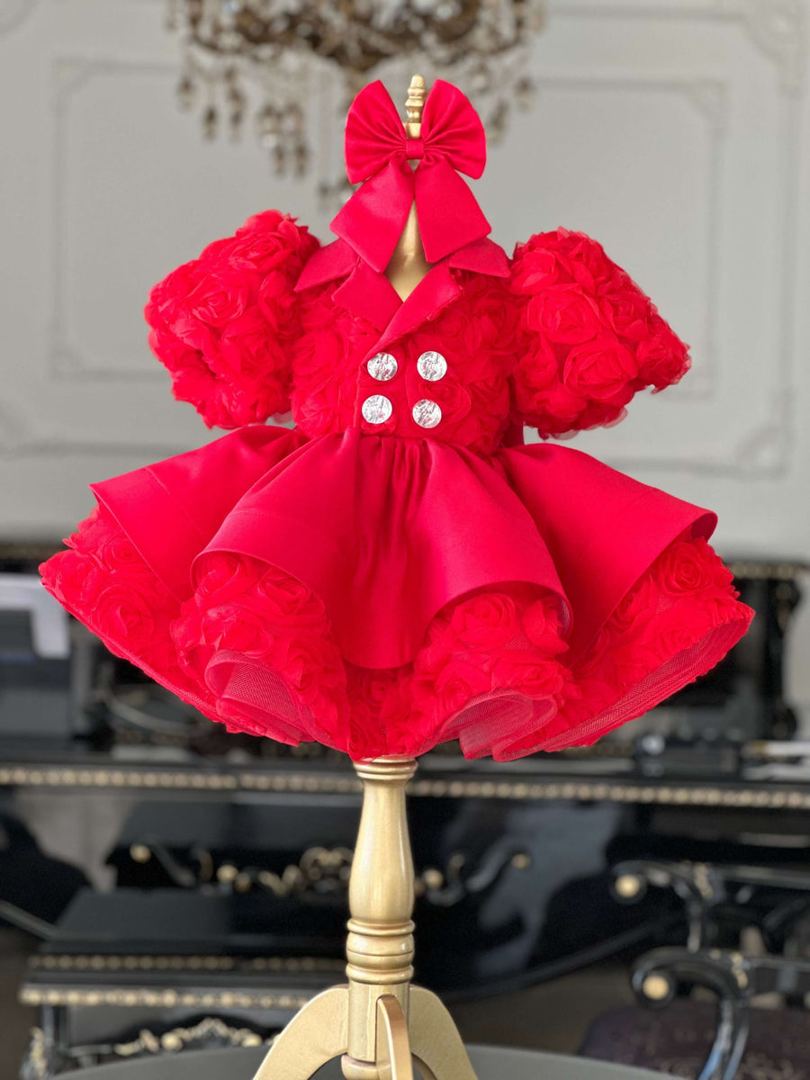 Bridal Pink Mermaid Birthday Dress For Girls – Vowalisse