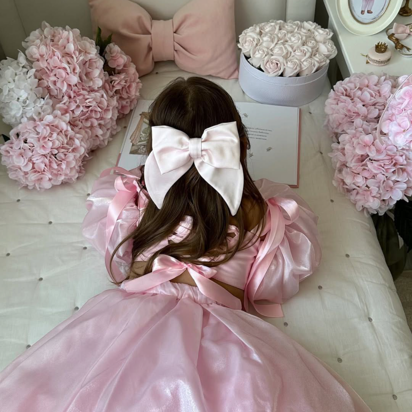 Butterfly Pink Mermaid Birthday Dress For Girls 3, baby girl first birthday dress, additional product image 4 by Vowalisse