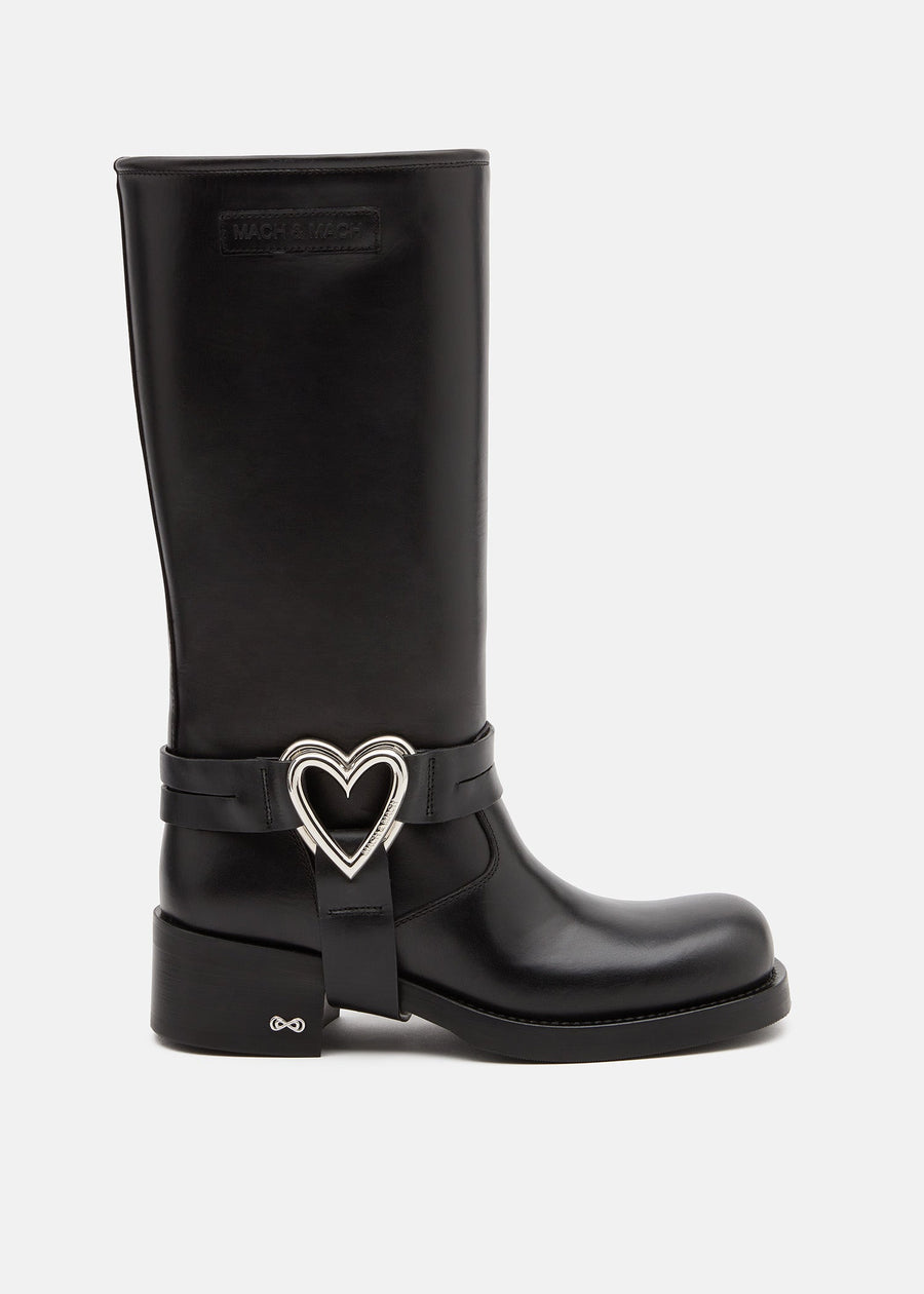 Fiorella Black Red Boots