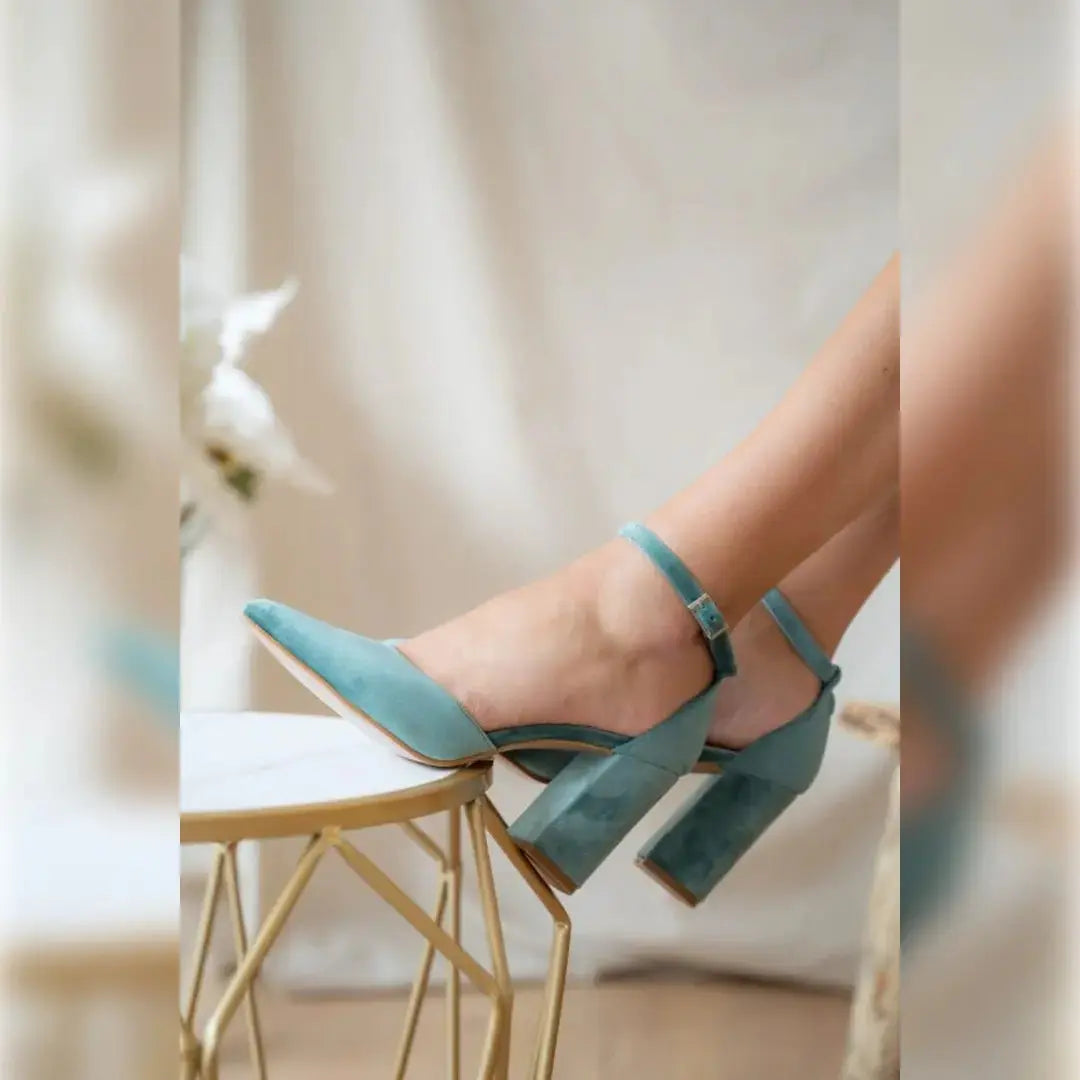 Zapatos Blue Bridal Heels VOWALISSE bridal shoes – view 6