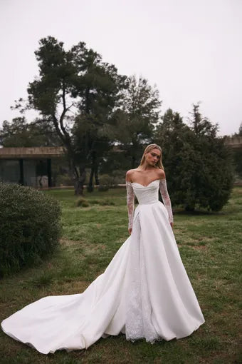Aston Lace Off Shoulder Wedding Dress VOWALISSE bridal gown – view 1