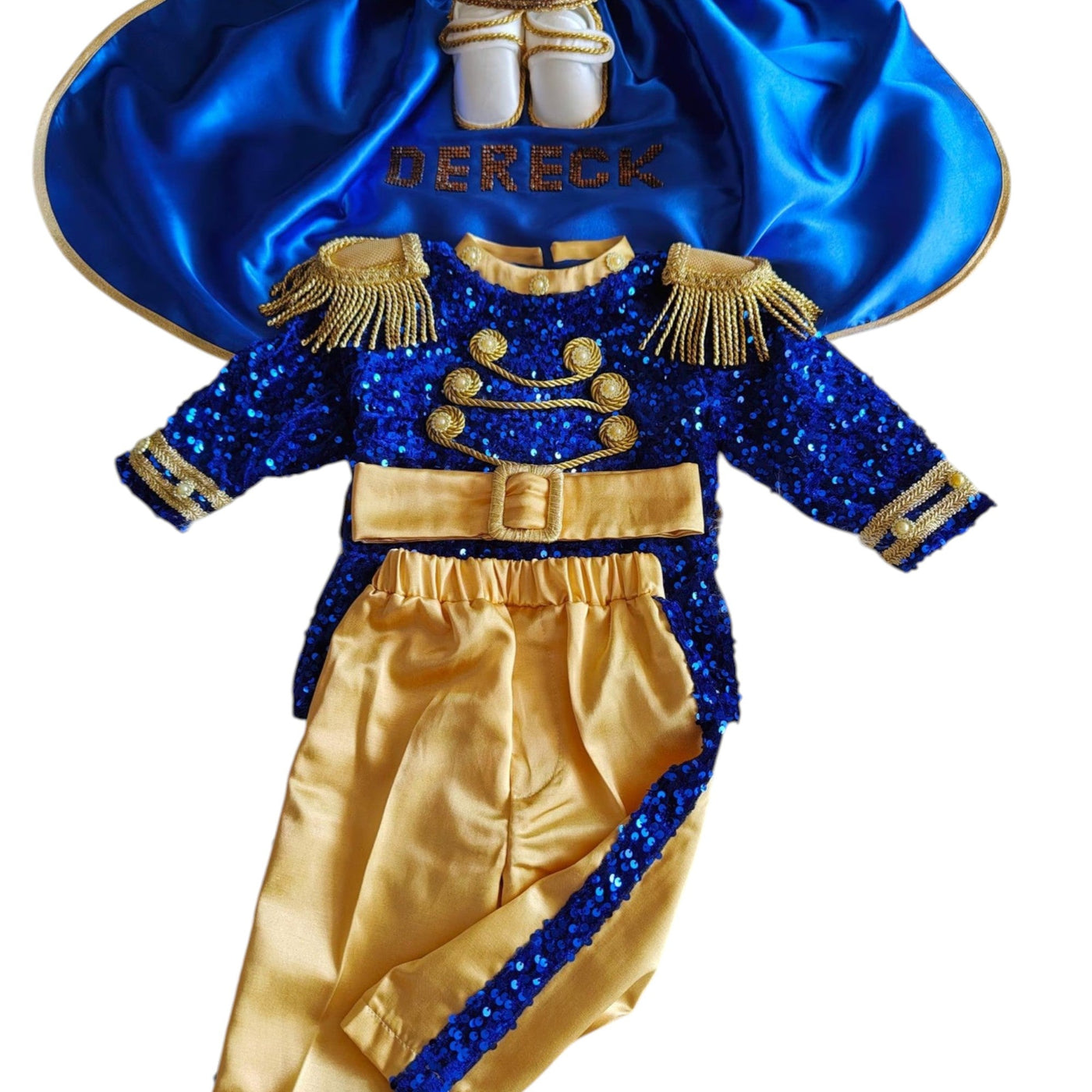 Williams Personalized Baby Prince Costume, baby boy first birthday outfit, additional product image 2 by Vowalisse
