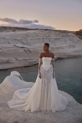 Milos Lace Corset Wedding Dress VOWALISSE bridal gown – view 1