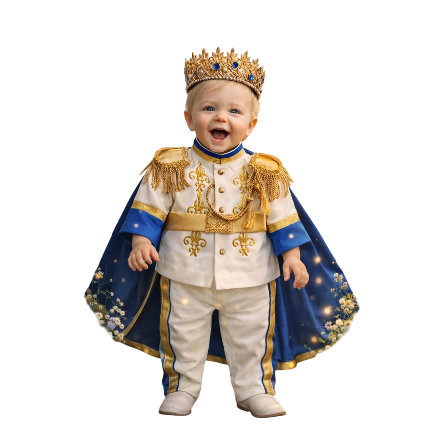 Boys Baby Boy Baptism Prince Outfit – Vowalisse