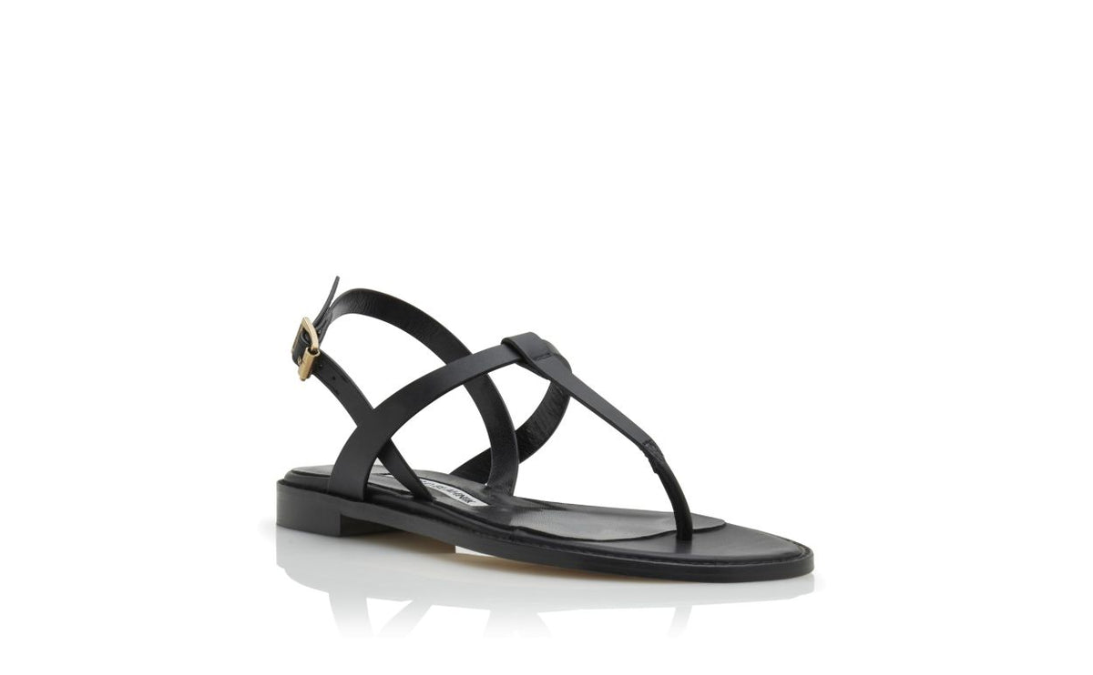 Vivienne Dream Black Ankle Strap T-Bar Shoes – top view showing black ankle strap, open toe, Vowalisse
