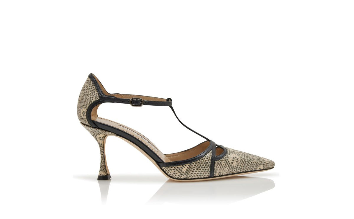 Ophelia Jewel Neutral T-Bar Ankle-Strap Shoes – side profile showing neutral t-bar, ankle strap, almond toe, Vowalisse